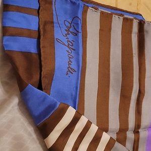 Long Shiaparelli Italian Silk Scarf